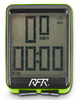 Jalgrattakompuuter RFR CMPT, must/roheline