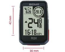 Jalgrattaarvuti Sigma ROX 2.0 GPS, must
