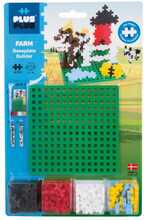 Konstruktor Plus Plus Farm koos alusega, 64 osa