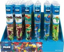Konstruktor Plus Plus DISPLAY TUBE MIX DINOSAUR 014-7236, 24 toru