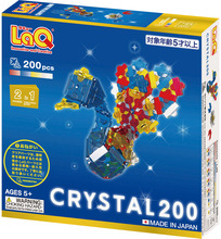 Konstruktor YOSHIRITSU CO., LTD LaQ Free Style Crystal 200, 200 tk