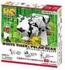 Konstruktor LaQ White Tiger and Polar Bear, 150 osa