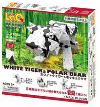 Konstruktor LaQ White Tiger and Polar Bear, 150 osa
