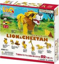 Konstruktor LaQ Animal World Lion and Cheetah, 150 osa