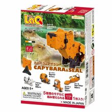 Konstruktor LaQ Animal World Capybara & Seal, 150 osa