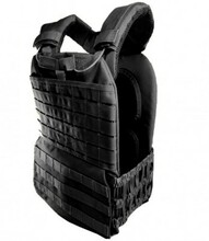Taktikaline raskusvest Strongman, 18 kg, must