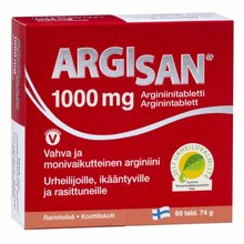 Hankintatukku Argisan L-arginiin 1000 mg, 60 tabletti