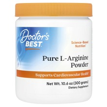 Doctor's Best puhas L-arginiini pulber, 300 g