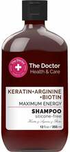 Šampoon The Doctor Health & Care Keratin + Arginine + Biotin, 355 ml