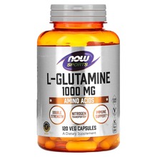Now Foods l-glutamiin, 1,000 mg, 120 kapslit