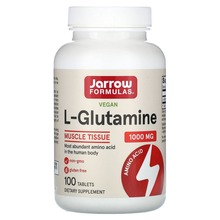 Jarrow Formulas L-glutamiin, 1,000 mg, 100 tabletti