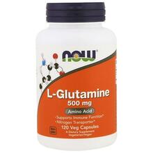 Now Foods L-glutamiin 500 mg, 120 kapslit