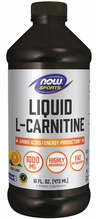 Now Foods vedel L-karnitiin 1000 mg, tsitrus, 473 ml