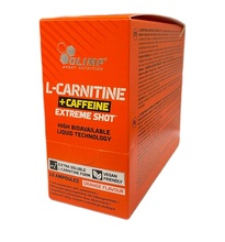 Olimp L-Carnitine + Caffeine Extreme Shot, apelsinimaitseline, 10 x 25 ml