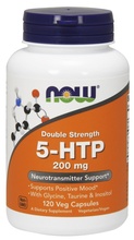 Now Foods 5-HTP 200 mg, 60 kapslit