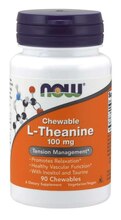 Now Foods närimistabletid L-Teaniin 100 mg, 90 tk