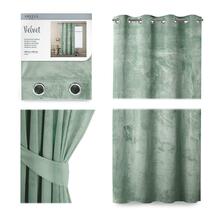 Öökardin AmeliaHome Velvet, 140 x 245 cm, mündiroheline, rõngastega