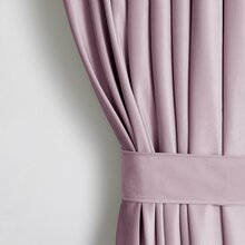Öökardin AmeliaHome Velvet Pleat, 140 x 245 cm, heleroosa
