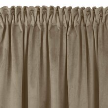 ööKardin Homede Vila, Velvet Pleat D 50 F 30, 135 x 245 cm, beež
