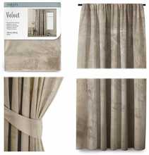 Öökardin AmeliaHome Velvet Pleat, 140 x 245 cm, liivakarva pruun