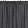 ööKardin Homede Milana, klassikaline draakoniriba 5 cm koos tutidega 3 cm, 220 x 270 cm, grafiit