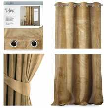 Öökardin AmeliaHome Velvet, 140 x 270 cm, sinep