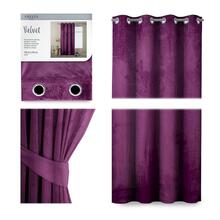 Pimendav kardin AmeliaHome Velvet, 140 x 245 cm, lilla