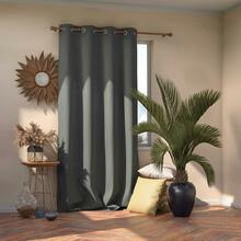 Pimendav kardin AmeliaHome Blackout, 140 x 270 cm, grafiit, rõngastega, 1 tk