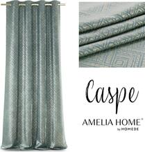 Pimendav kardin AmeliaHome Caspe Blackout, 140 x 250 cm, kuldne/roheline (münt)