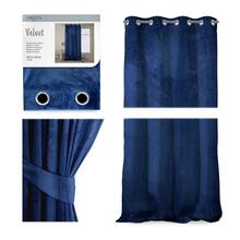 Öökardin AmeliaHome Velvet, 140 x 270 cm, tumesinine, 1 tk