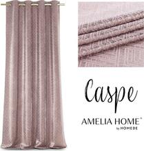 Pimendav kardin AmeliaHome Caspe Blackout, 140 x 250 cm, roosa kuldsega