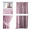 ööKardin AmeliaHome Velvet, 140 x 270 cm, roosa
