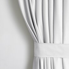Öökardin AmeliaHome Velvet Pleat, 140 x 245 cm, valge