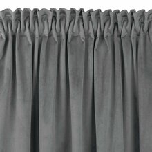 Öökardin Homede Vila, Velvet Pleat D 50 F 30, 135 x 245 cm, grafiit