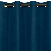 Öökardin Homede Milana, 220 x 225 cm, tumesinine, indigo, metallrõngad