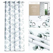Pimendav kardin AmeliaHome Serenity, 140 x 250 cm, valge/roheline