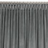 ööKardin Homede Vila, Velvet Pleat D 75, 135 x 245 cm, grafiit