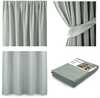 Pimendav kardin AmeliaHome Blackout Pleat, 140 x 245 cm, hõbedane
