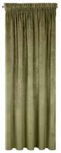 Pimendav kardin Eurofirany Diva Line Ria, pehme samet, 140 x 270 cm, oliivroheline