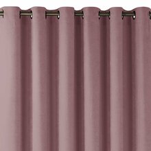 ööKardin Homede Milana, Chenille Eyelets G, 220 x 245 cm, roosa