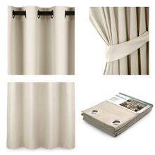 Pimendav kardin AmeliaHome Blackout Youlets, 140 x 175 cm, kreem