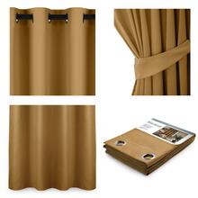 Pimendav kardin AmeliaHome Blackout, 140 x 245 cm, sinepikollane