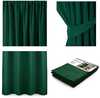 Pimendav kardin AmeliaHome Pleat Blackout, 140 x 245 cm, tumeroheline, 1 tk