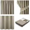 Pimendav kardin AmeliaHome Pleat Blackout, 140 x 245 cm, beež