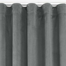 Öökardin Homede Vila, Velvet Pleat W 70, 135 x 245 cm, grafiit