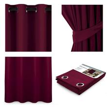 Pimendav kardin AmeliaHome Blackout, 140 x 175 cm, tumepunane
