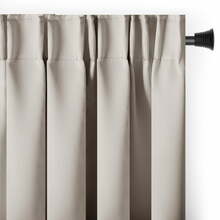 Pimendav kardin Restilo Blackout Pleat, 140 x 245 cm, helebeež, lipsuga