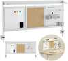 Lauajagaja/organisaator Ergo Office ER-300 W, 1250 mm, valge ja korgist tahvel