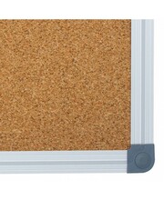 Korktahvel Memoboards, 90 x 60 cm, alumiiniumraamiga
