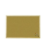 Korktahvel Bi-Office Budget, 60 x 40 cm, männiraam